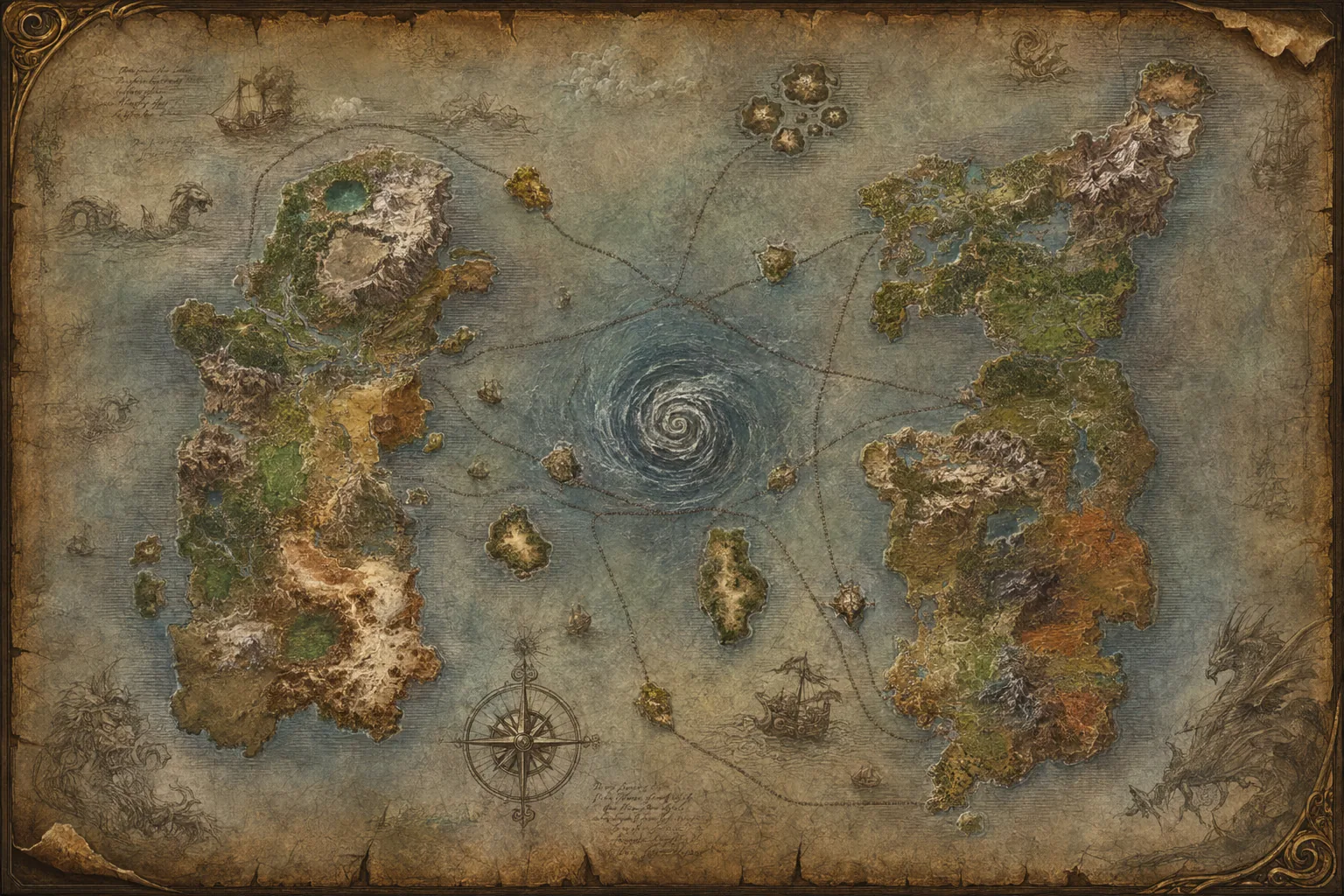 Carte d'Azeroth — Kalimdor, Royaumes de l'Est, Norfendre